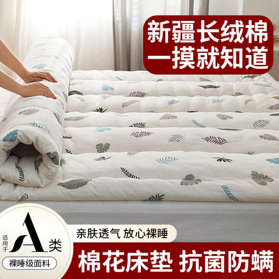 100%全棉床垫床褥子A类抗菌防螨