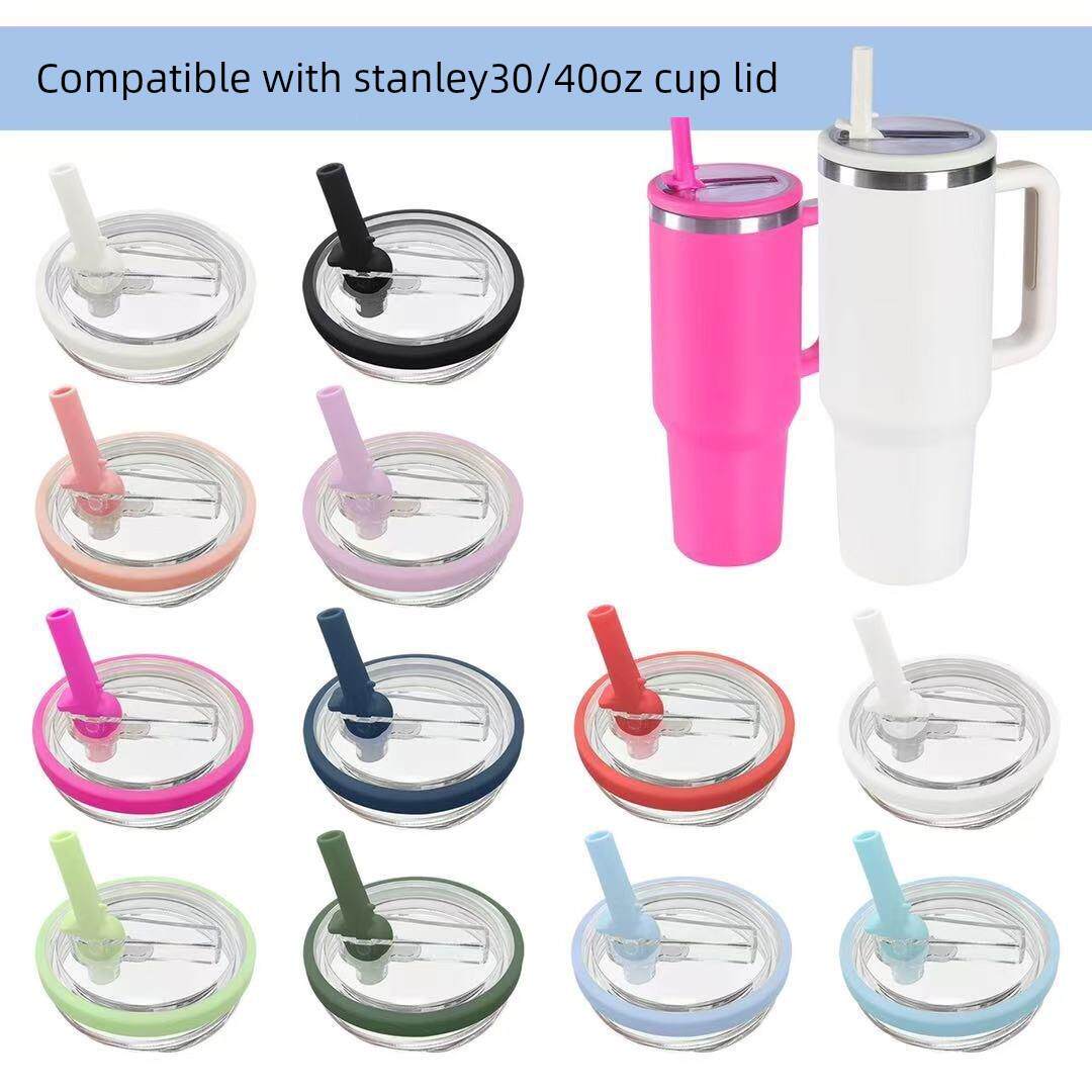 适配stanley吸管杯30oz 40oz杯盖防漏杯盖防溢盖Tumbler Lid图片