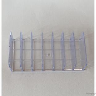 亚克力风格多部手机集中存放充电收纳摆放置塑料支架7卡位 自媒体