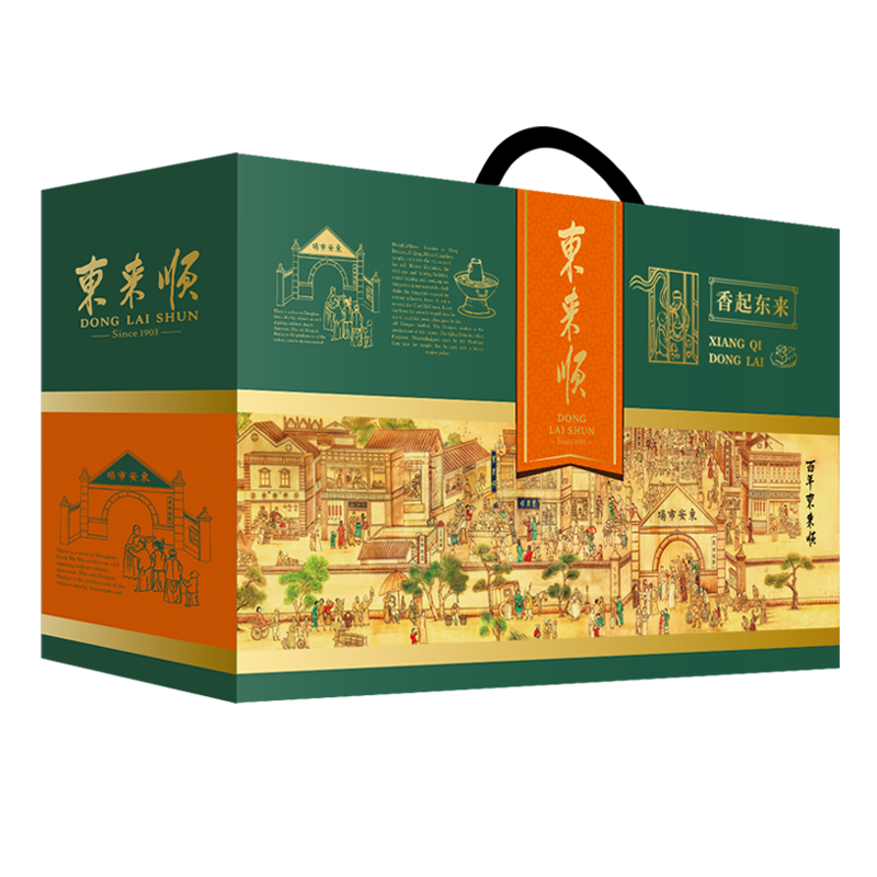 东来顺清真熟食礼盒香起东来