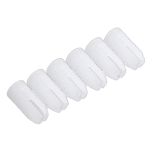 铰链预埋自攻螺丝膨胀管M4连体胶塞家具膨胀螺丝塑料连体预埋螺母