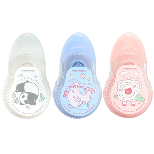 晨光原纸色修正带 20米PET透明带芯濒危动物卡通图案大容量涂改带芯顺滑不断带中小学生修正带文具ACT52387