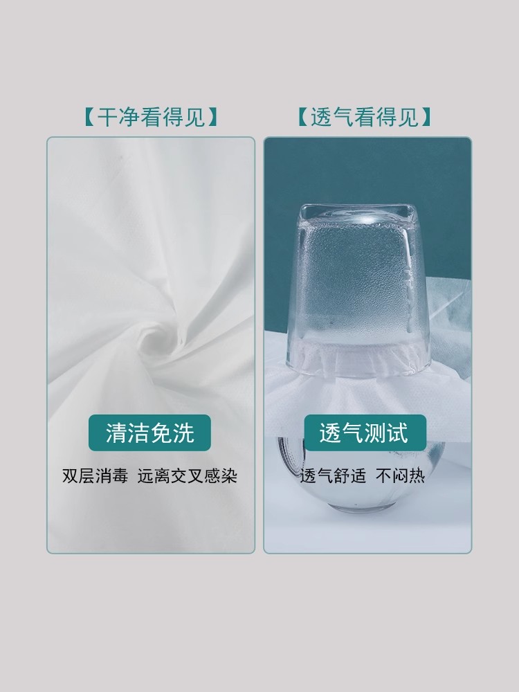 旅行一次性床单被套枕套三件套无纺布便携式双人出差酒店隔脏被罩