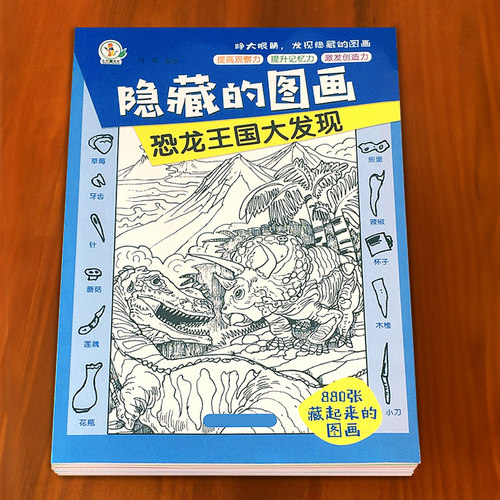 隐藏的图画儿童益智书