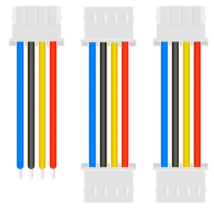 MX5264端子线 22AWG耐高温硅胶软线大电流2.5mm电子线2/3/4/5/6p