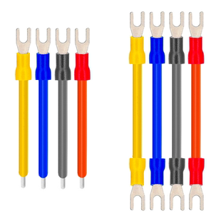SV1.25-3.0/3.2冷压端子线18AWG粗铜过大电流U叉型带预绝缘连接线