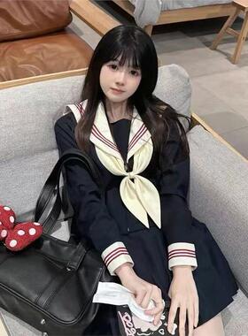 【反派不中二】正版基础款jk制服裙套装正版日系中间服水手服套装