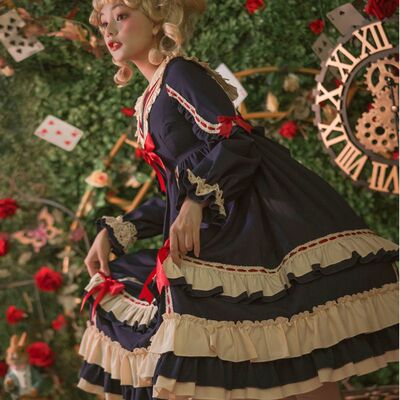 贝蒂小姐lolitaop长袖洛丽塔公主