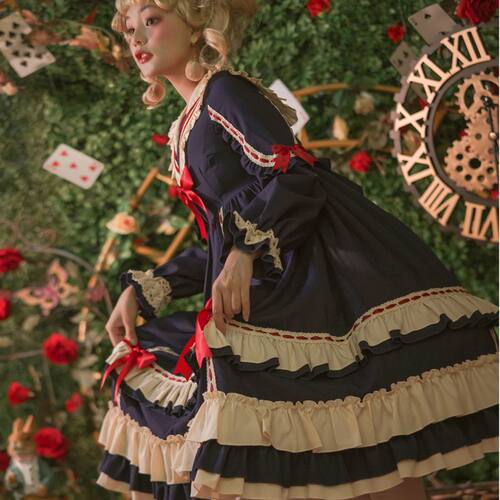 贝蒂小姐lolitaop长袖洛丽塔公主
