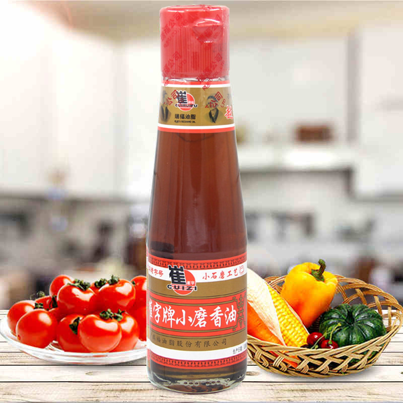 崔字牌正宗芝麻凉拌烹饪小磨香油