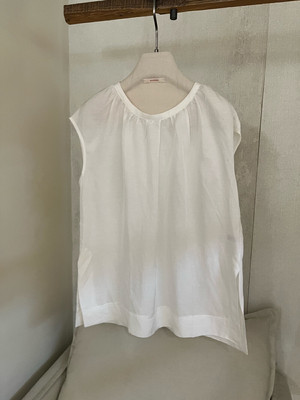 SANTA GROVE简约百搭圆领无袖背心亚麻小衫S25001 TXQ