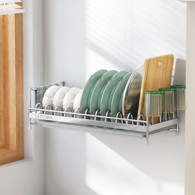 304不锈钢沥水碗架厨房小