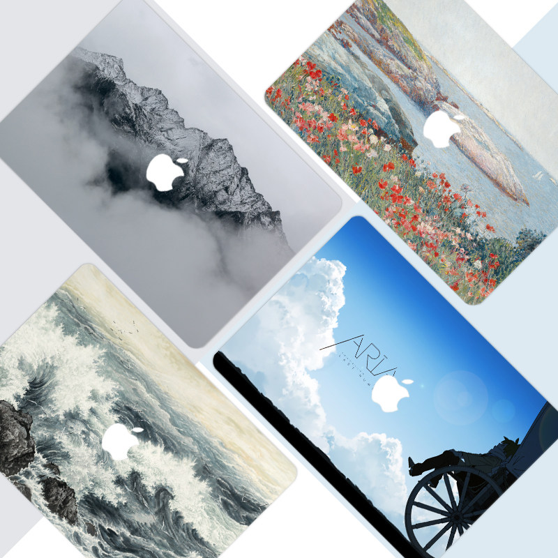 唯美风景笔记本贴膜适用苹果macbookair11pro13a1465 1398 1502 1708