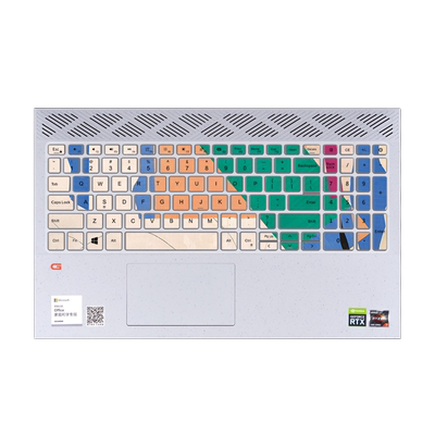 戴尔硅胶彩绘键盘防尘膜