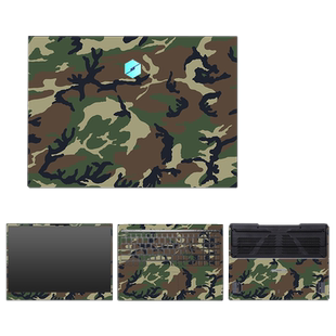 纹理水彩笔记本贴膜适用机械革命无界15XA 14X极光x无界15Pro 14Pro蛟龙16旷世G16钛钽PLUS深海幽灵电脑贴纸