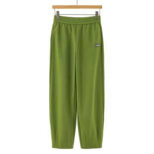 松紧高腰棉弹透气休闲运动裤 秋装 711 逸 专柜798