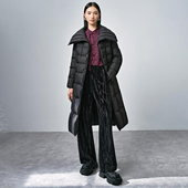 专柜1999 羽绒服622 过膝护腿翻领系腰带摁扣款 序 冬装