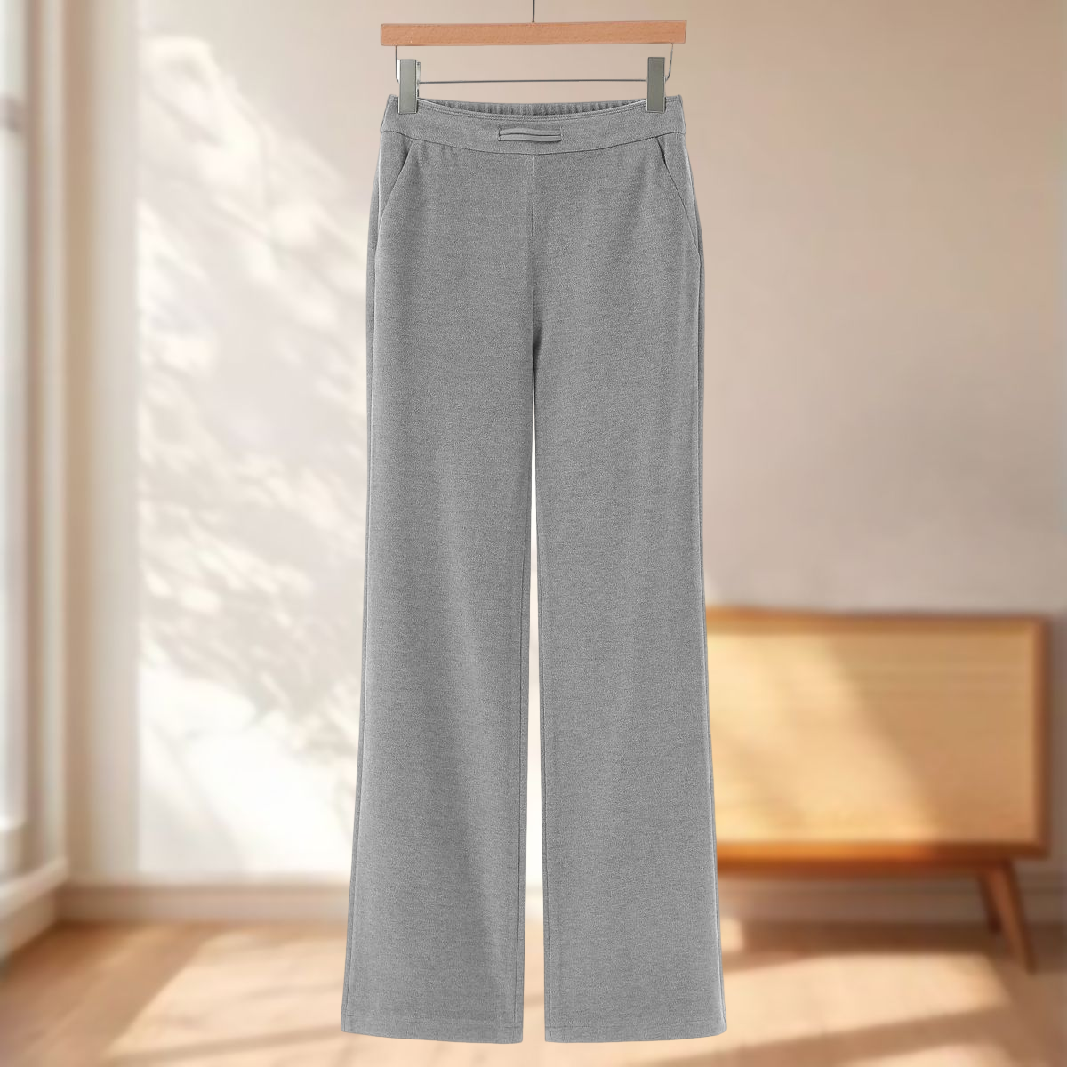 44%粘胶纤维【采】高腰后松紧温柔娴熟筒喇裤267~冬季新款女装