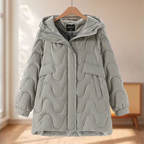 专柜1899【兰】冬装 宽松韩系插肩袖连帽羽绒服699