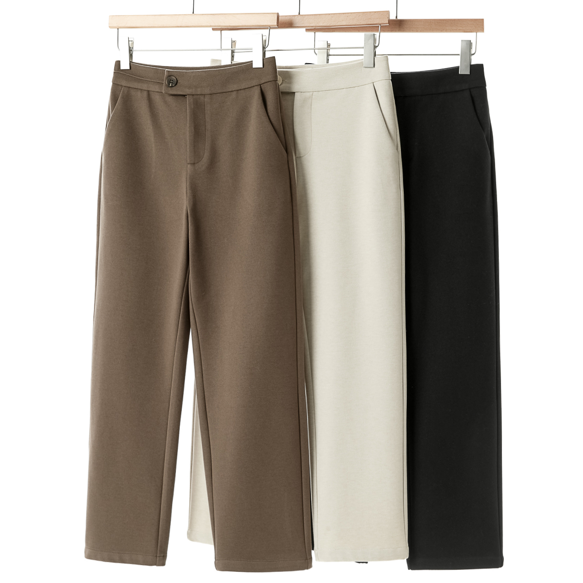 专柜499【卡拉】冬装 显高挑修身磨绒九分休闲裤627