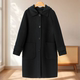 专柜1989 双面呢长毛大衣965 脱卸针织帽插肩袖 妍B 冬季
