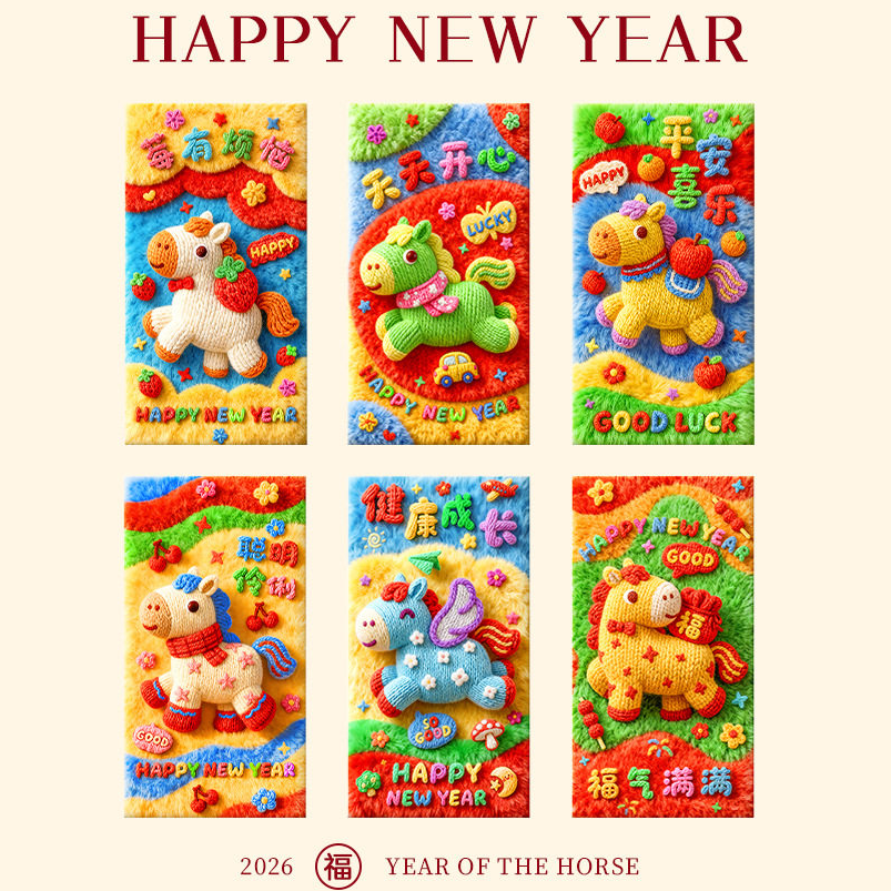 马年5D红包袋2026新年创意个性春节儿童压岁包仪式感,居家日用,居家日用套装,淘宝优惠券,粉丝福利购,淘宝优惠卷