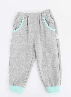 babe buddie男童春季新款针织长裤