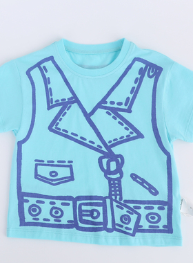 babe buddie夏季男童短袖T恤