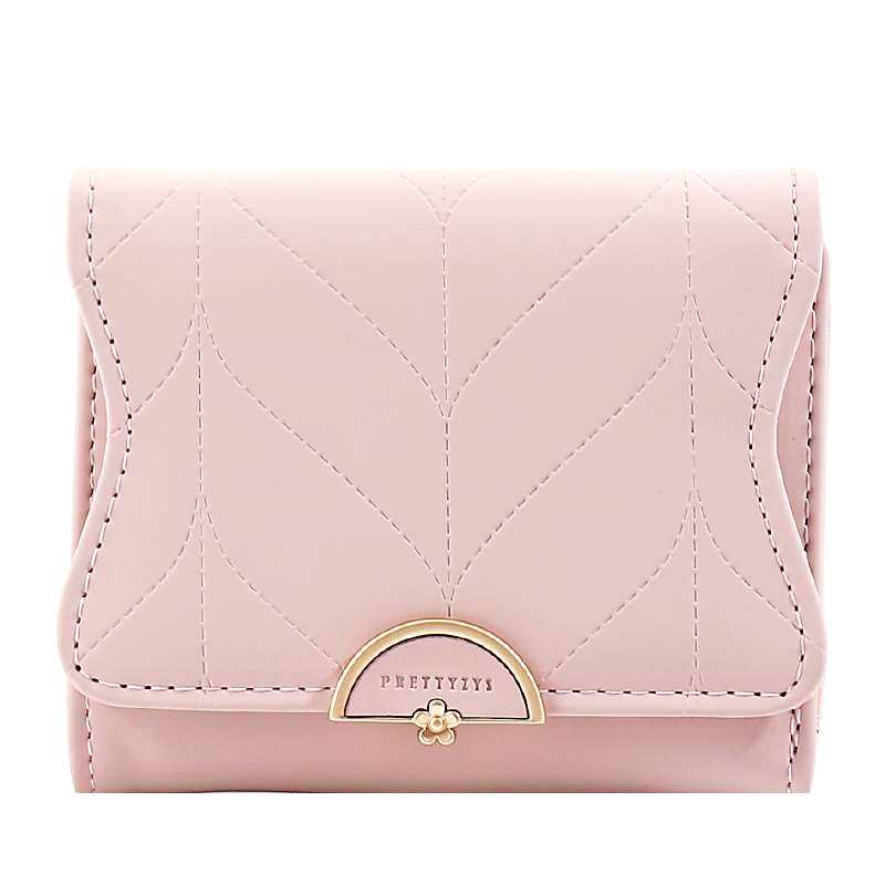 小钱包零2022款小众设计感学新韩版小清新卡包折生叠钱包女小迷你