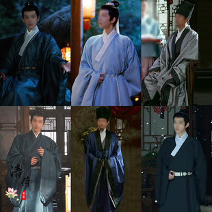 地主商人装 影视古装 汉服书生公子诗人文人服老爷装 男士 傅云夕同款