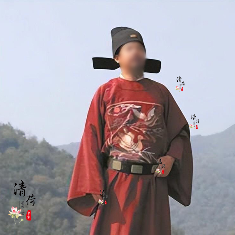 影视古装大明风华同款明朝官服红色大臣服朝服文官圆领王爷丞相服