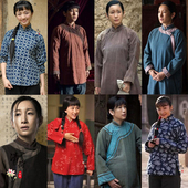 丫鬟服村姑棉麻古装 影视古装 民国女装 古装 农民服演出服 白鹿原同款