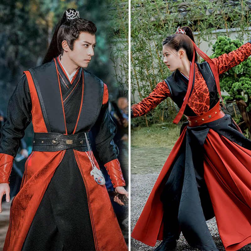 影视古装武侠情侣侠客女侠演出服