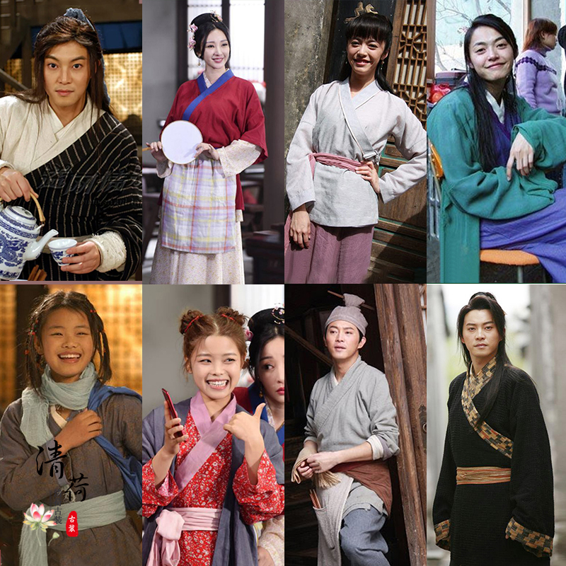 影視古裝武林外傳佟湘玉郭芙蓉莫小貝同款漢服女群演服話劇演出服