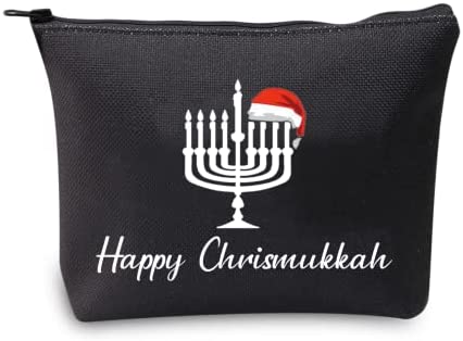 meikiup happy hanukkah gift chanukah makeup bag jeh hanuk
