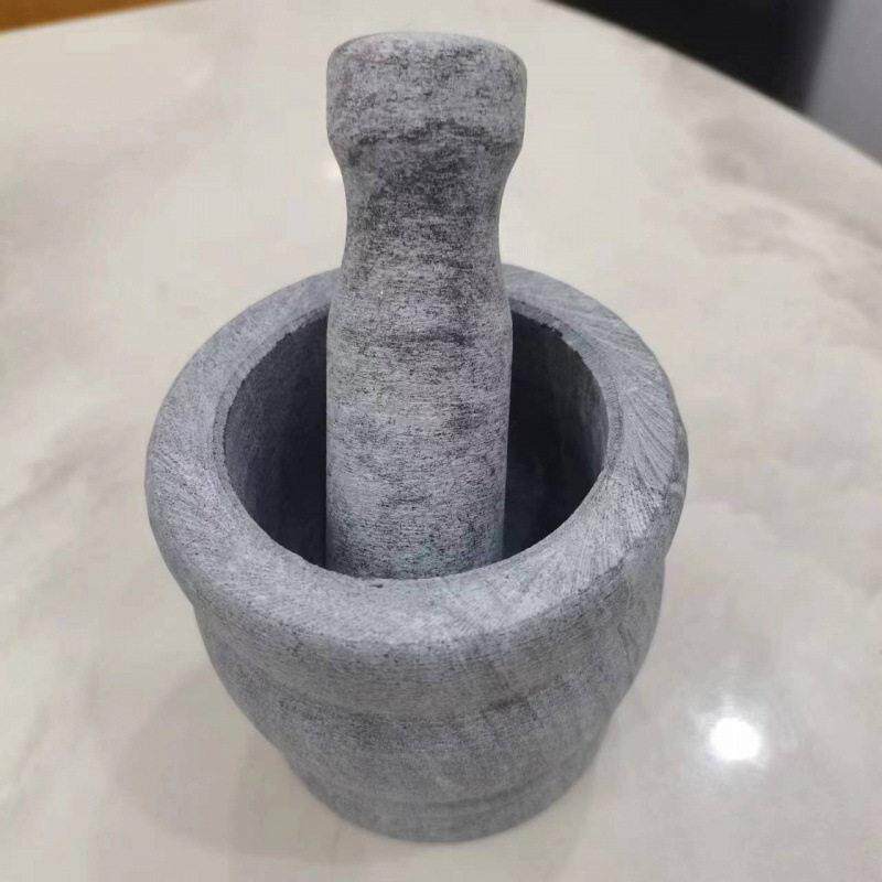 捣蒜器石头蒜臼子原石蒜泥器研磨钵擂钵石臼家用蒜臼新款一件