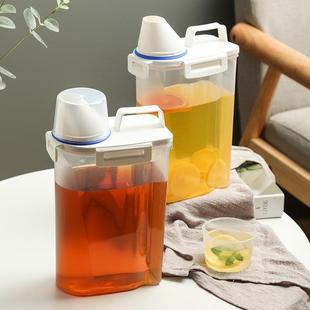 进口冷水壶家用耐热凉水壶大容量冷水杯茶壶塑料果汁壶 日本原装