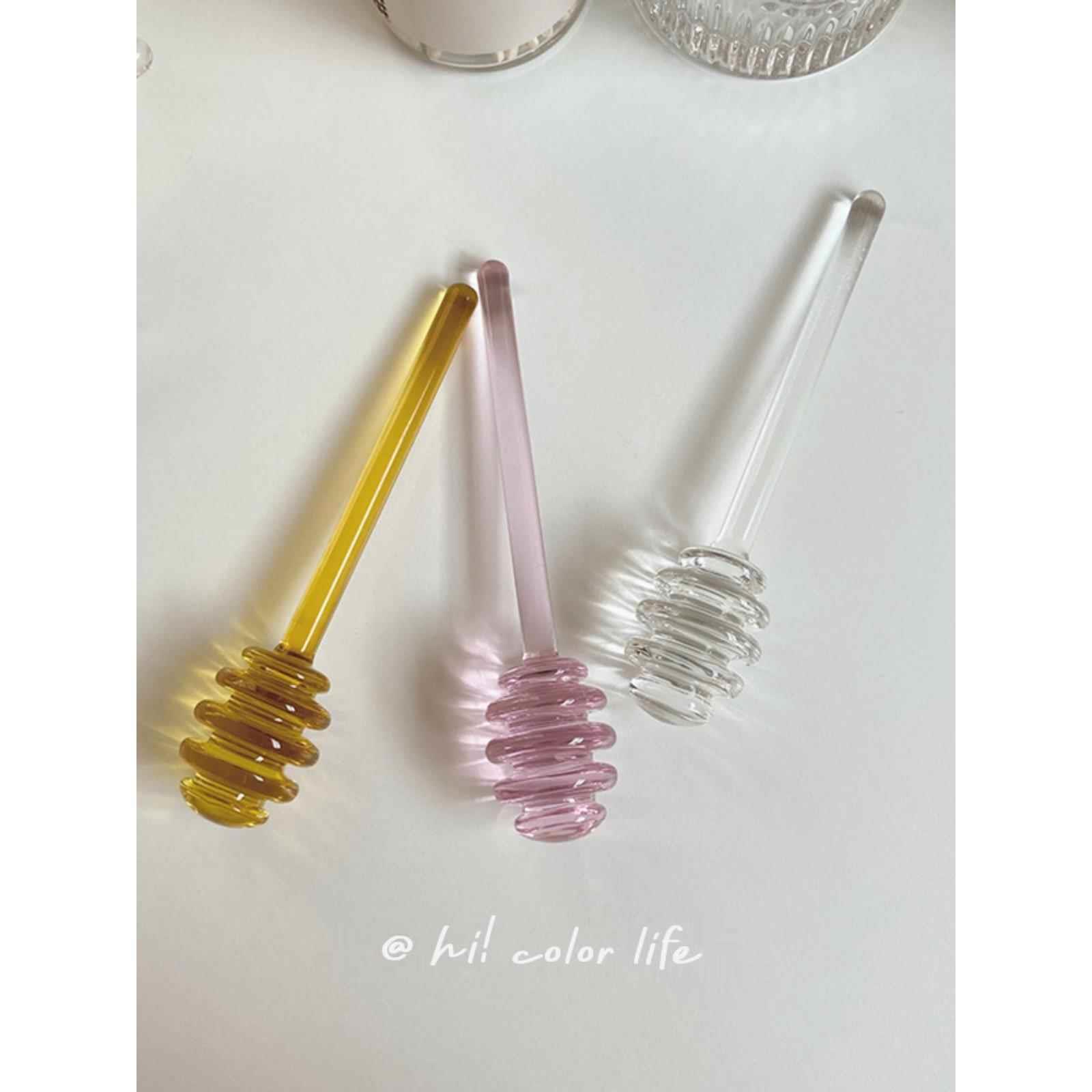 蜂蜜取用棒取蜂蜜专用棒搅拌球取蜜工具勺取蜜器螺旋搅拌杆搅汁棒