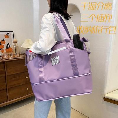 可套拉杆箱上的旅行包女大容量提包扩容折叠登机手提行李袋收纳包