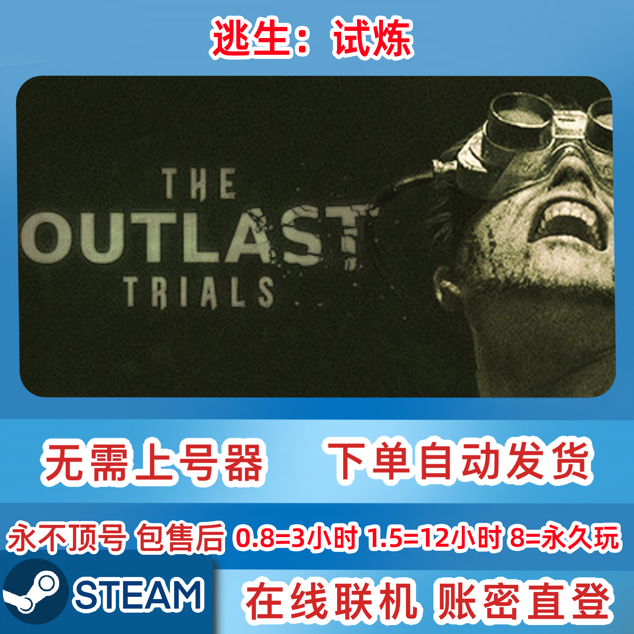Steam正版租号 逃生：试炼 租号 逃生试炼 在线联机 账密直登
