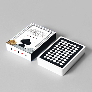 好棋国际象棋两步杀战术排局扑克牌带国际象棋棋盘局面有答案纸牌