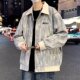 外套男士 褂子 上衣服青少年痞帅休闲工装 春秋2025新款 夹克潮牌薄款