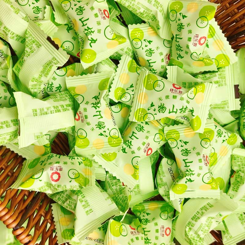 無蔗糖添加六物山楂丸休閑零食