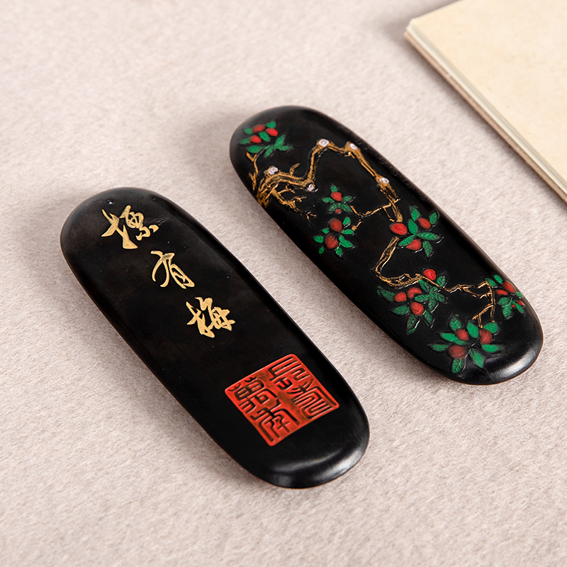 《摽有梅》油烟墨墨条墨块
