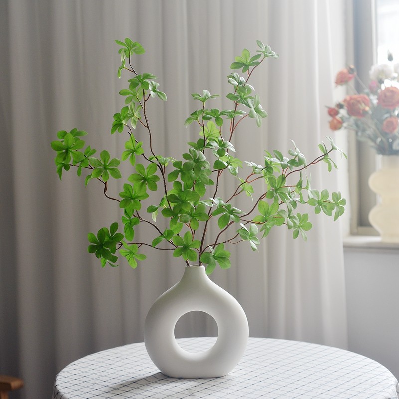 《吊钟》假花仿真花小清新绿植绿叶盆栽摆设陶瓷餐桌装饰品花摆件,家居饰品,仿真植物盆景,淘宝优惠券,粉丝福利购,淘宝优惠卷