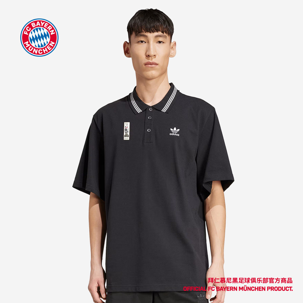 拜仁俱乐部25-26冠军polo黑色