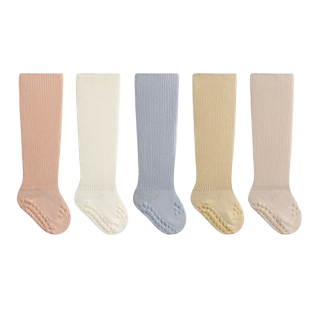 婴儿长筒袜过膝春款秋季棉薄款新生儿松口不勒腿防滑地板宝宝袜子
