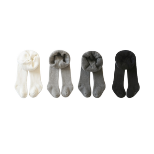 婴儿加厚保暖九分裤袜冬季毛圈打底裤袜加档大PP高腰护肚连裤袜