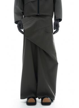 Pointless【泥石流】压胶异形长裤