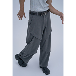 Pointless 24FW  原创设计变型竹节西裤